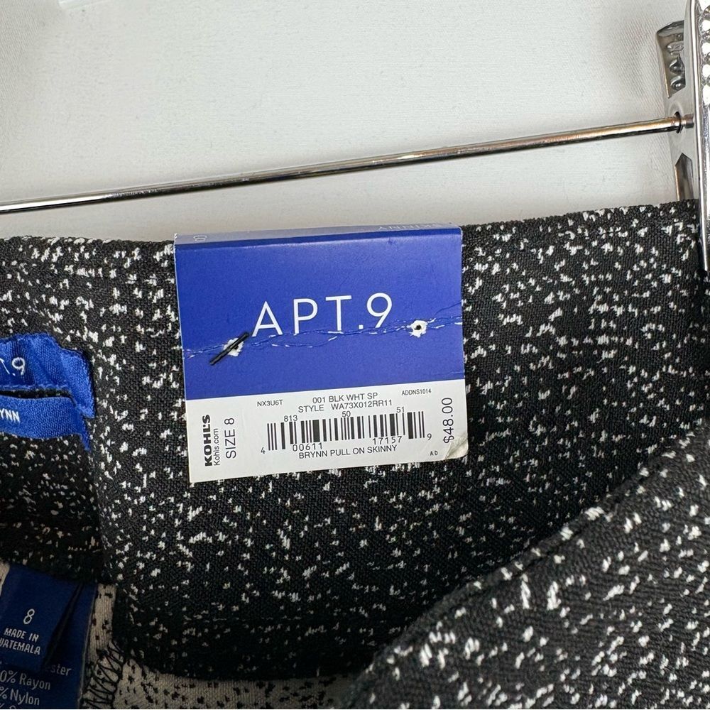 NWT Apt 9 Brynn Pull‎ On Skinny Stretch Waist Pants - Picture 6 of 7